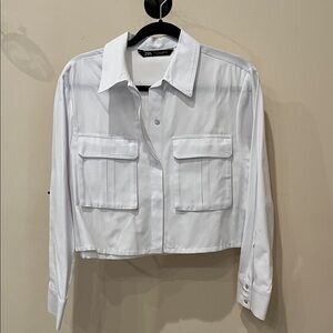 Zara Cropped Blouse